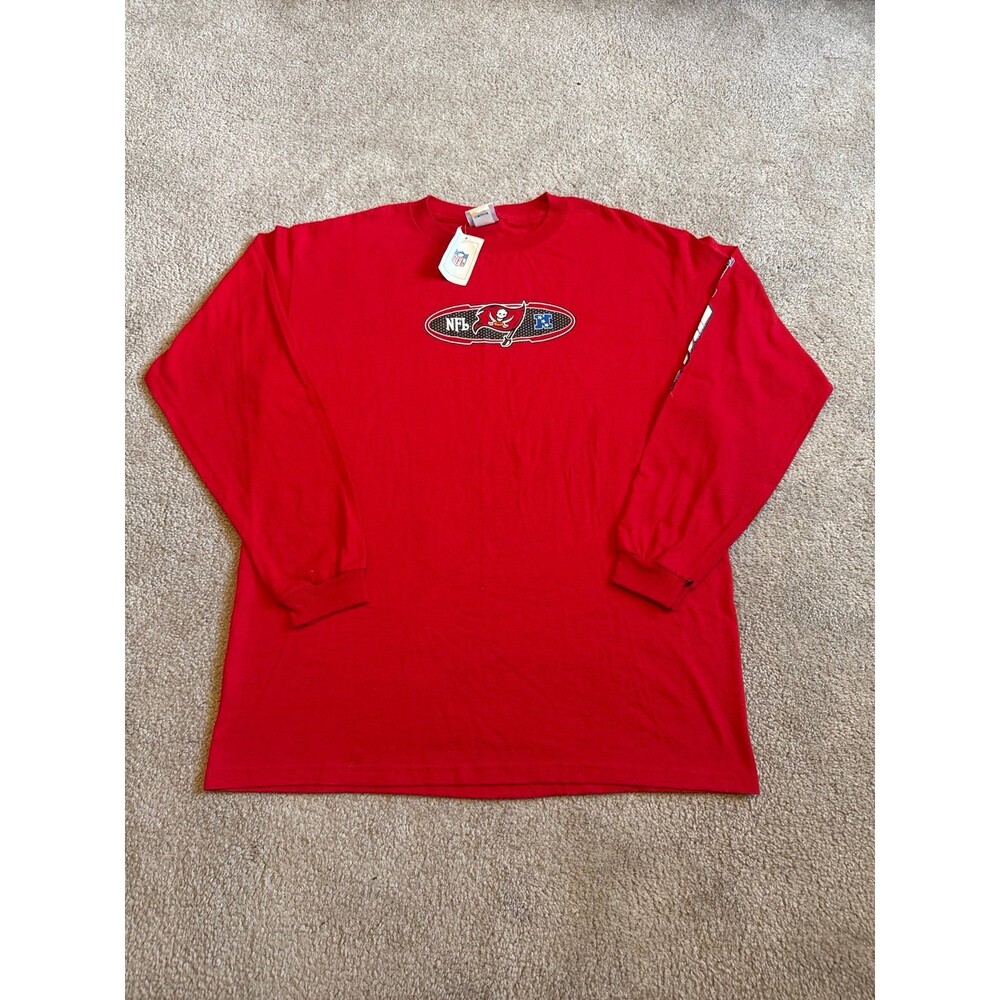 Vintage Tampa Bay Buccaneers NFL Men’s Long Sleeve NWT Shirt Size Large